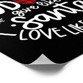 Dance Like Frosty Shine Like Rudolph Love Like Jes Poster (Ecke)