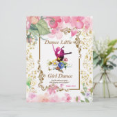 Dance Little Girl Dance Gedicht Wasserfarbpapier (Stehend Vorderseite)