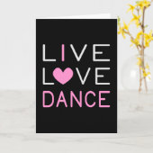 Dance Live Liebe Dance Queen Dancer Ballett Gesche Karte (Gelbe Blume)
