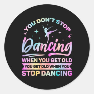 Dance Lover Shirt for Dancers Uni Black Small V-ne Runder Aufkleber