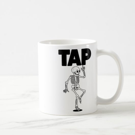 Dance Lover Skeleton Dancing Teacher Dancer gestoc Kaffeetasse (Rechts)