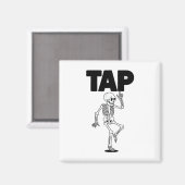 Dance Lover Skeleton Dancing Teacher Dancer gestoc Magnet (Vorderseite/Rückseite)