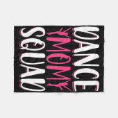 Dance Mama Squad - Dance Lover Dancer Mama Funny M Fleecedecke (Vorderseite (Horizontal))