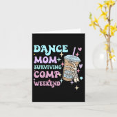 Dance Mama Weekends Coffee Dance Comps Karte (Gelbe Blume)