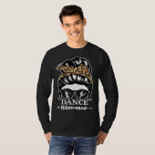 Dance Memaw Messy Bun Hair Dancer Memaw Leopard T-Shirt (Vorne ganz)