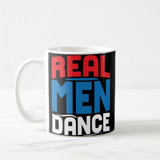 Dance Men Dancer Coffee Mug Teacher Male Ballet Kaffeetasse (Links)