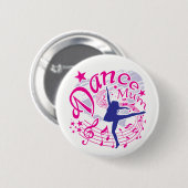 Dance Mum Button (Vorne & Hinten)
