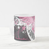 Dance Music Disco Mattiert Glass Coffee Tasse Cup (Vorderseite Links)