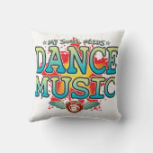 Dance Music Soul Cushion Kissen (Rückseite)