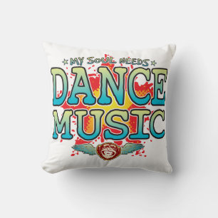 Dance Music Soul Cushion Kissen