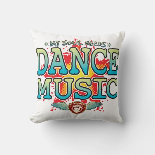 Dance Music Soul Cushion Kissen (Vorderseite)