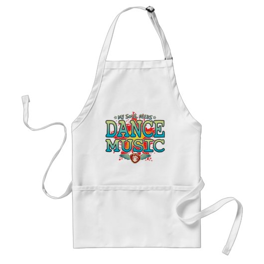 Dance Music Soul Schürze (Vorne)