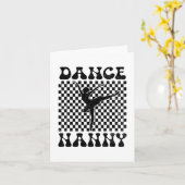 Dance Nanny Dance Lover Mütter Day Karte (Gelbe Blume)