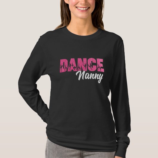 Dance Nanny Of A Dancer Nanny Dancing Leopard Moth T-Shirt (Vorderseite)