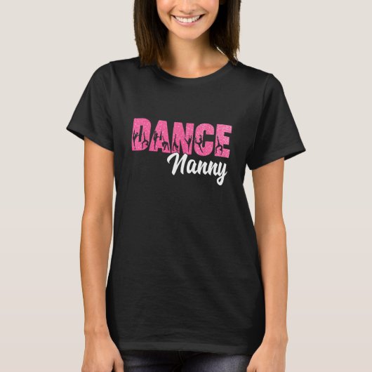 Dance Nanny Of A Dancer Nanny Dancing Leopard Moth T-Shirt (Vorderseite)