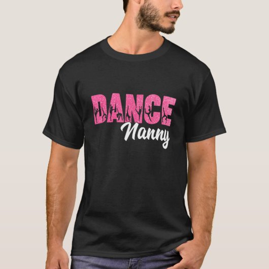 Dance Nanny Of A Dancer Nanny Dancing Leopard Moth T-Shirt (Vorderseite)