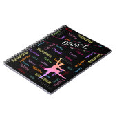 Dance-Notebook mit Personalisiertem Namen Notizblock (Linke Seite)