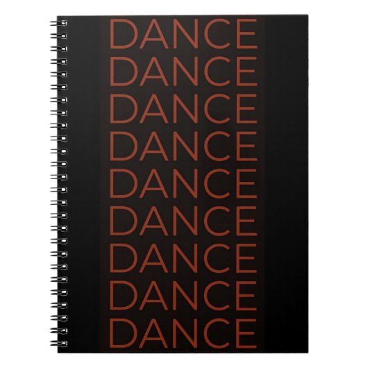 Dance-Notebook Notizblock (Vorderseite)