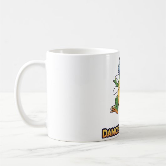 Dance-o-Saurus Kaffeetasse (Links)