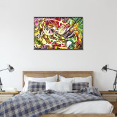 Dance of Ascension Stretched Leinwand Art Prints (Insitu (Schlafzimmer))