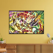 Dance of Ascension Stretched Leinwand Art Prints (Insitu (Wohnzimmer))