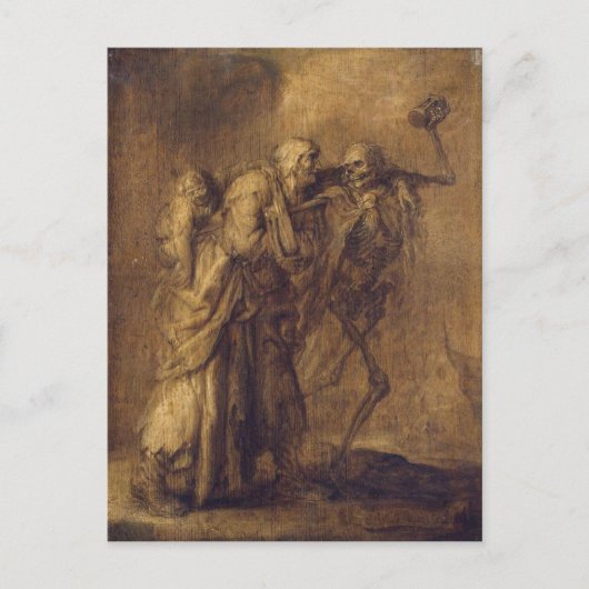 Dance of Death by Adriaen van de Venne Postkarte (Vorderseite)