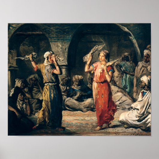 Dance of the Handkerchiefs, 1849 Poster (Vorne)