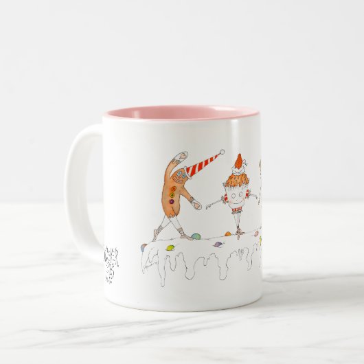 Dance of the Süßigkeiten - The Nutcracker Series Zweifarbige Tasse (Vorderseite Links)