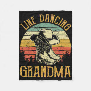 Dance Oma Dancing Country Mu Fleecedecke