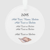 Dance Ornament - Beach Shag Dancing (Rückseite)