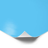 Dance Parent Erinnerung Apple Sky Blue Poster (Ecke)