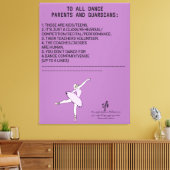 Dance Parent Erinnerung Sheep Lavender Leinwanddruck (Insitu (Wohnzimmer))