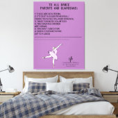 Dance Parent Erinnerung Sheep Lavender Leinwanddruck (Insitu (Schlafzimmer))