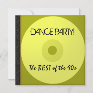 Dance Party CD Einladen Einladung