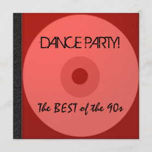 Dance Party CD Einladung