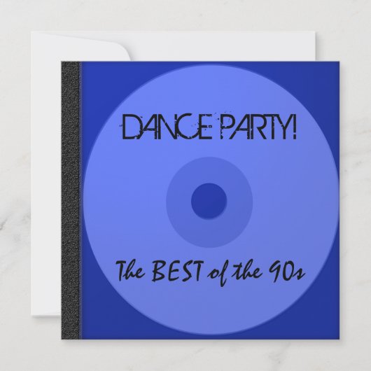 Dance Party CD Einladung (Vorderseite)