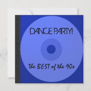 Dance Party CD Einladung