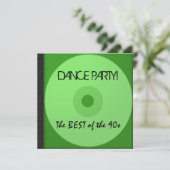 Dance Party CD Einladung (Stehend Vorderseite)