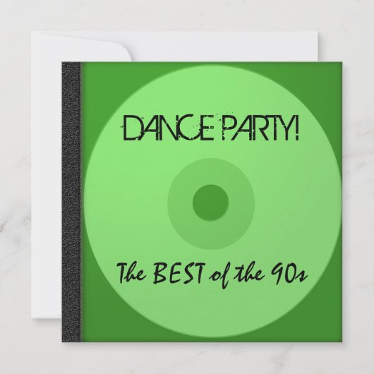 Dance Party CD Einladung (Vorderseite)