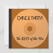 Dance Party CD Invite Einladung (Vorderseite)