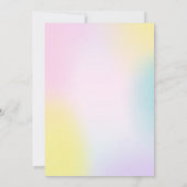 Dance Party Einladung Disco Party Einladung (Rückseite)