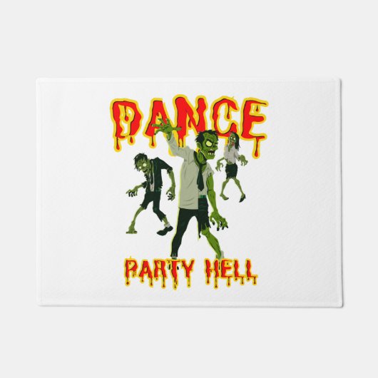 Dance Party Hell Dance Halloween Fußmatte (Vorderseite)