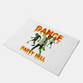Dance Party Hell Dance Halloween Fußmatte (Schrägansicht)