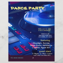 DANCE PARTY ,POSTER,FLYER