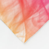 Dance Pastel Watercolor Fleece Blanket (Ecke)