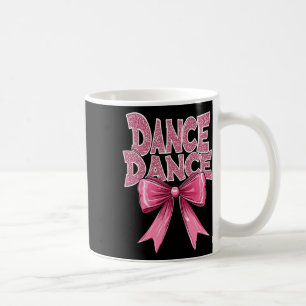 Dance Pink Dancing Bow Niedlich Ballet Erwägung Cl Kaffeetasse