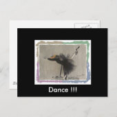 Dance Postcard Postkarte (Vorne/Hinten)