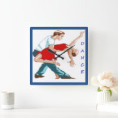 DANCE QUADRATISCHE WANDUHR (Zuhause)