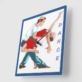 DANCE QUADRATISCHE WANDUHR (Winkel)