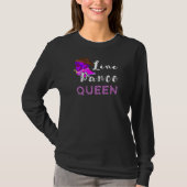 Dance Queen Line Dancing Western Count T-Shirt (Vorderseite)